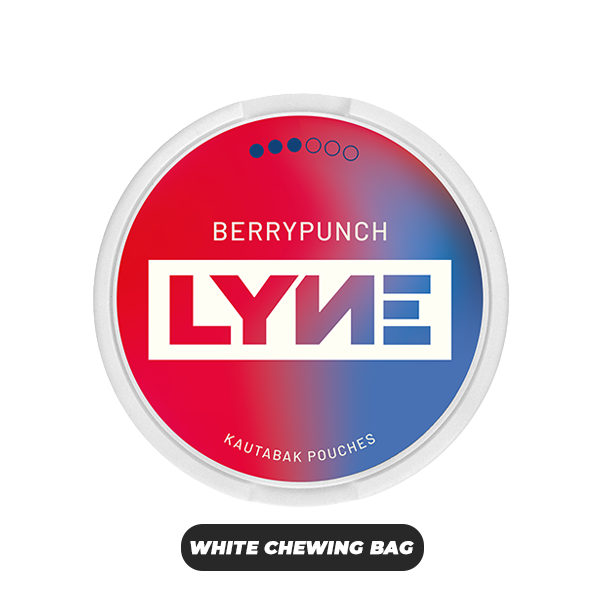 Berrypunch White Chewing Bag